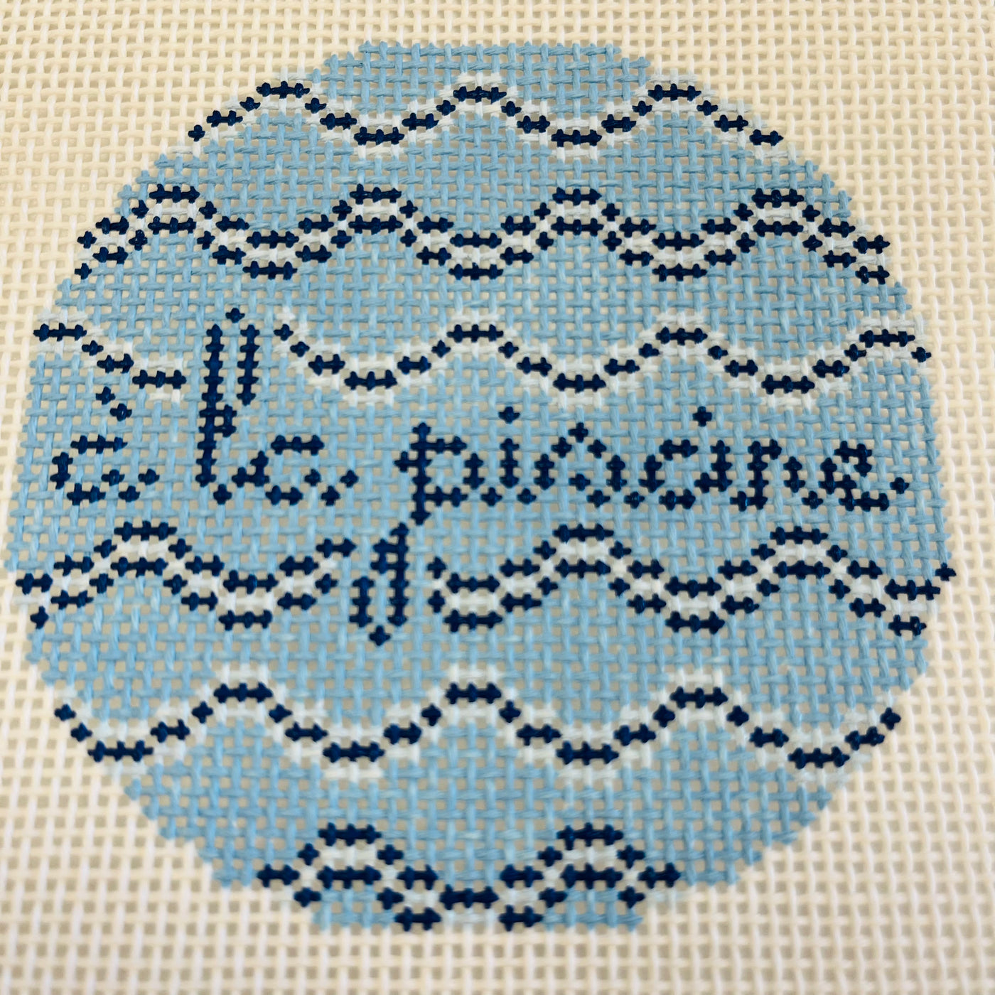 A la Piscine Needlepoint Canvas