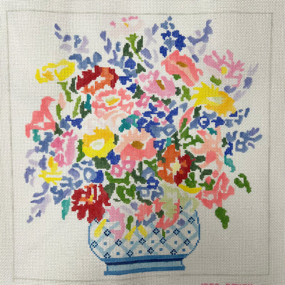 Summer Bouquet Needlepoint Canvas