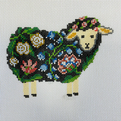 Shirley the Sheep Needlepoint Canvas