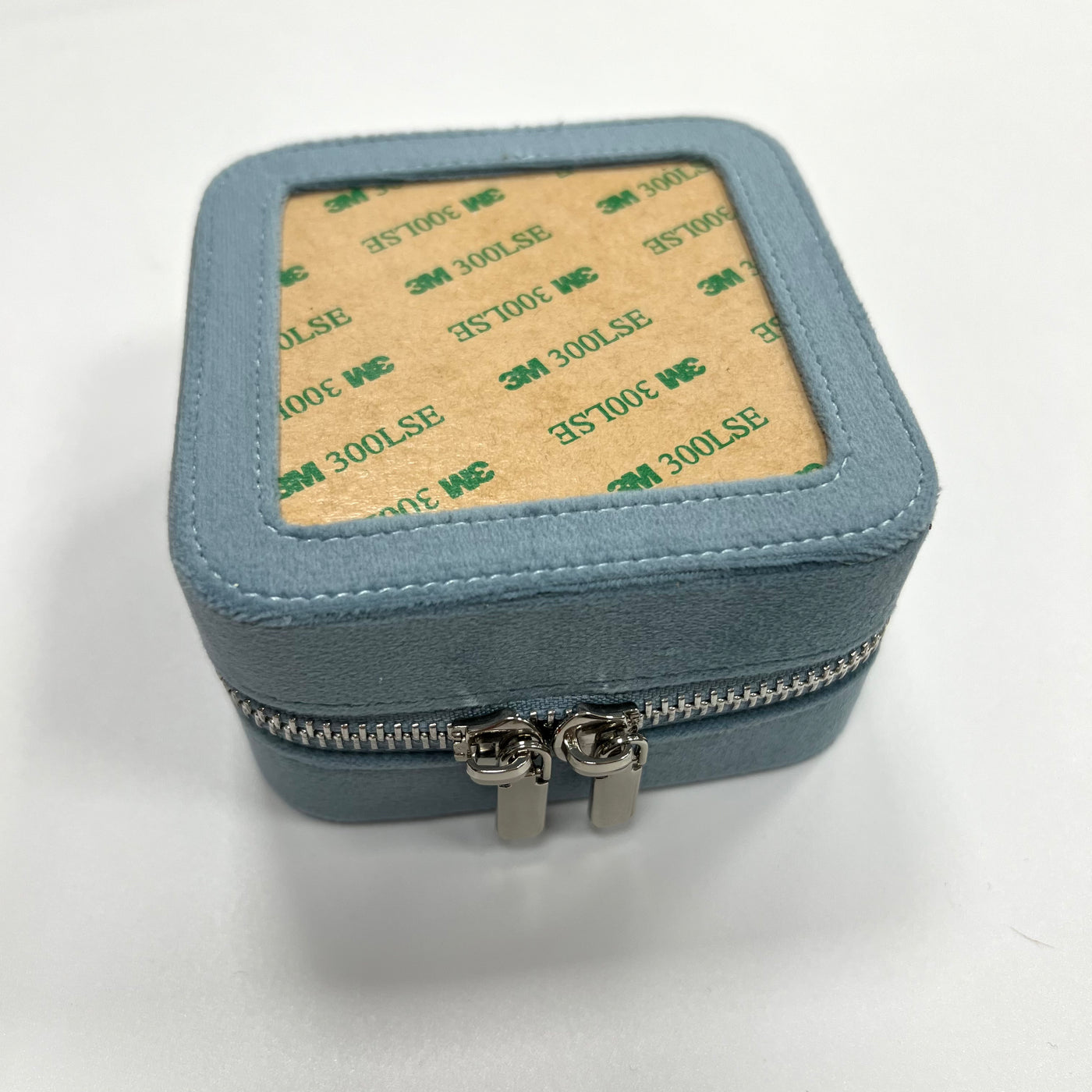4" Zippered Velvet Square RB Jewelry Cases - multiple colors available