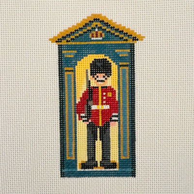 Queen's Guard Ornament Needlepoint Canvas