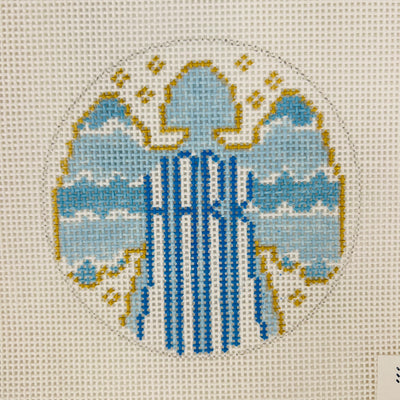 Angel Hark Ornament Needlepoint Canvas