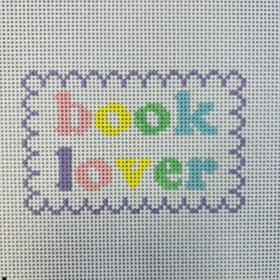 Book Lover Needlepoint Canvas