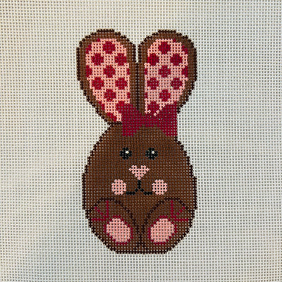 Brown Bunny Needlepoint Canvas