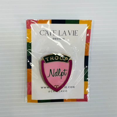 Needle Minder - Troop NDLPT - Pink Needlepoint Canvas