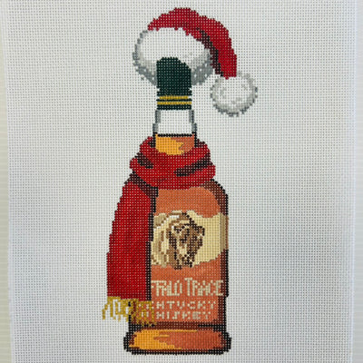 Santa Hat Buffalo Needlepoint Canvas