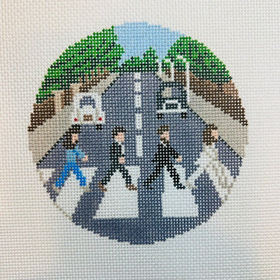 Abbey Road Ornament needlepoint canvas - Bargello Needlepoint