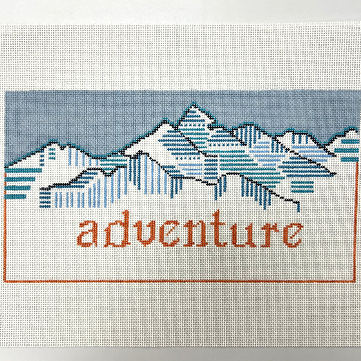 Adventure needlepoint canvas - Bargello Needlepoint