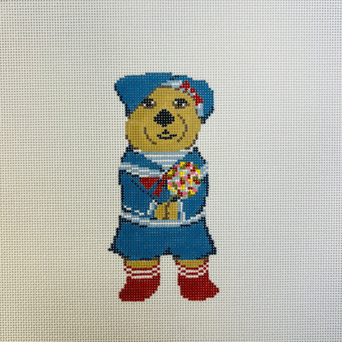 Animal Collection - Imogen the Otter needlepoint canvas - Bargello Needlepoint