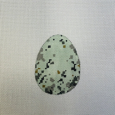 Arctic Tem Egg needlepoint canvas - Bargello Needlepoint