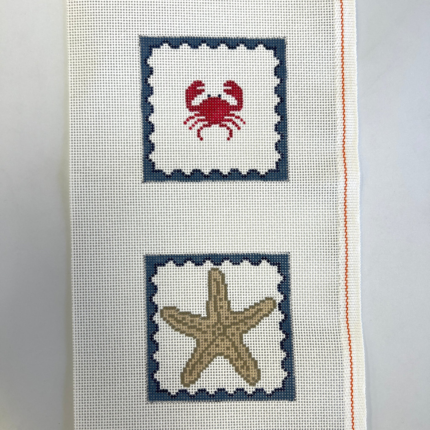Beach Coasters needlepoint canvas - Bargello Needlepoint