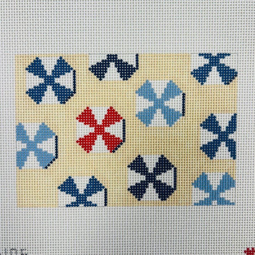 BEACH UMBRELLAS needlepoint canvas - Bargello Needlepoint