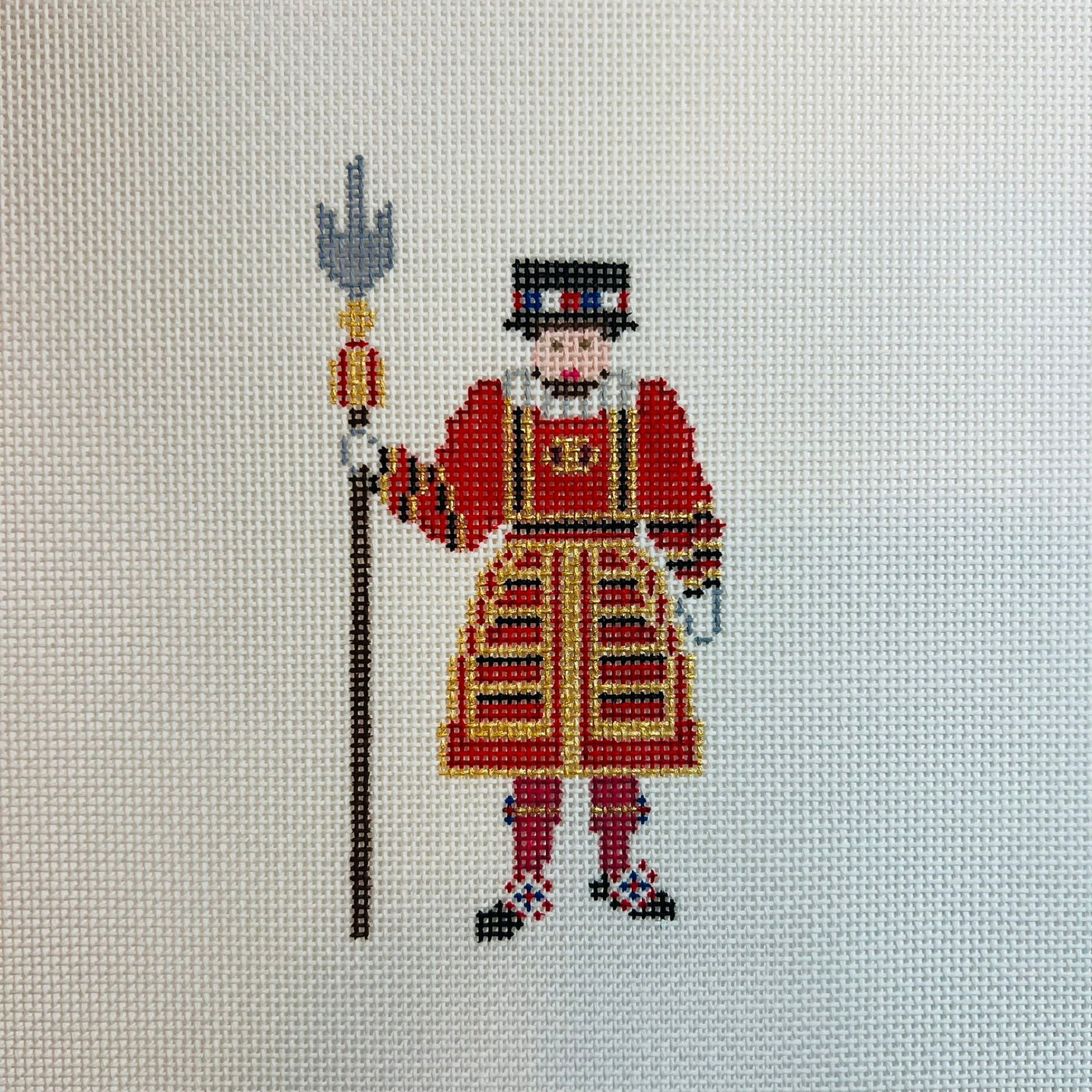 Beefeater Ornament needlepoint canvas - Bargello Needlepoint