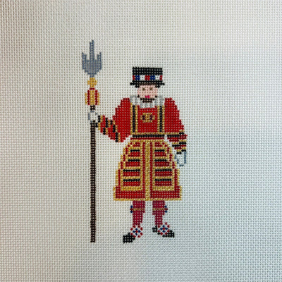 Beefeater Ornament needlepoint canvas - Bargello Needlepoint