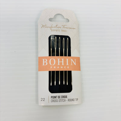 Bohin Size 22 Needles - pack of 6 needlepoint canvas - Bargello Needlepoint