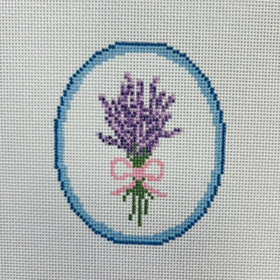 Bunches of Lavender Ornament needlepoint canvas - Bargello Needlepoint