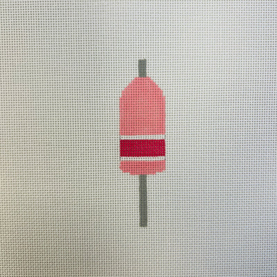 Buoy in Pink needlepoint canvas - Bargello Needlepoint