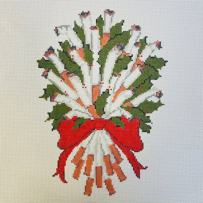 Butt - quet needlepoint canvas - Bargello Needlepoint