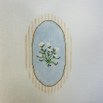 Camellia needlepoint canvas - Bargello Needlepoint