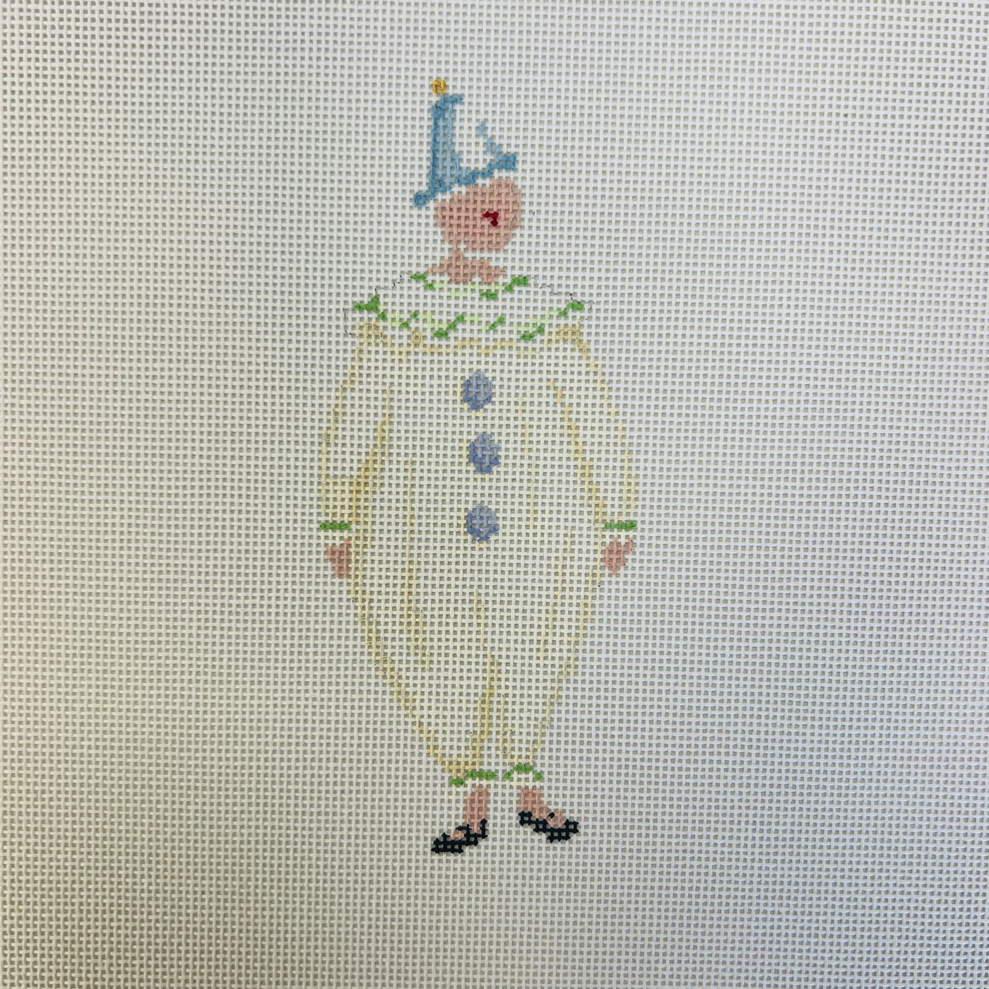 Carnival Series - Clown needlepoint canvas - Bargello Needlepoint