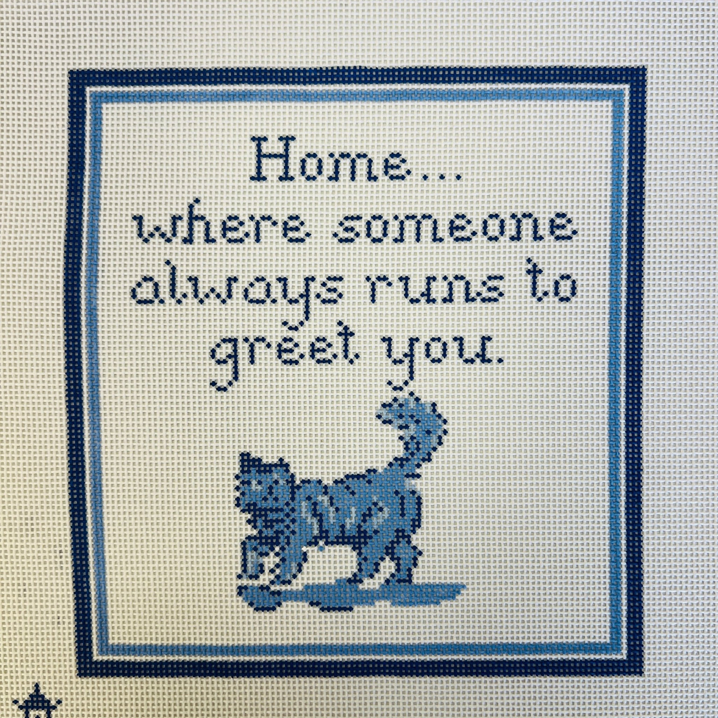 Cat - PS Trunk needlepoint canvas - Bargello Needlepoint