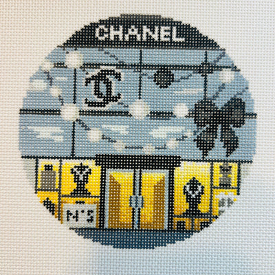 CC Storefront Ornament needlepoint canvas - Bargello Needlepoint