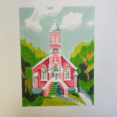 Chapel needlepoint canvas - Bargello Needlepoint