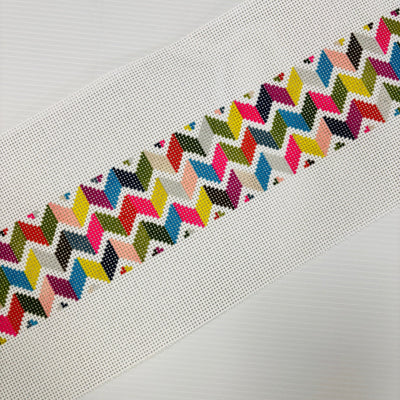 Chevron Bag Strap needlepoint canvas - Bargello Needlepoint