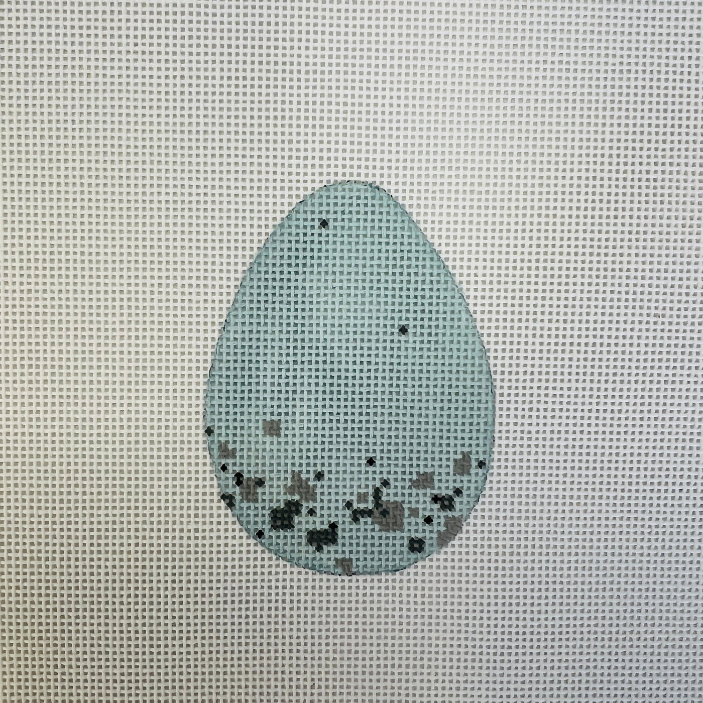 Chipping Sparrow Egg needlepoint canvas - Bargello Needlepoint