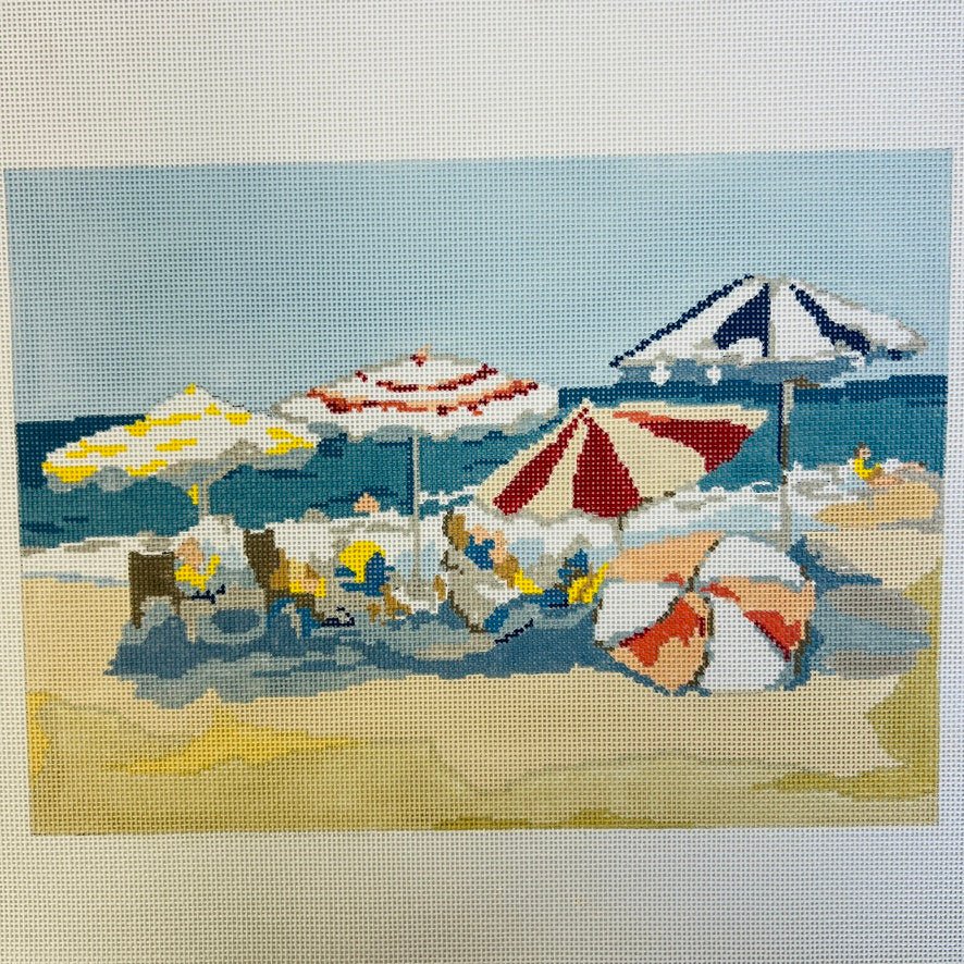 Coastline needlepoint canvas - Bargello Needlepoint