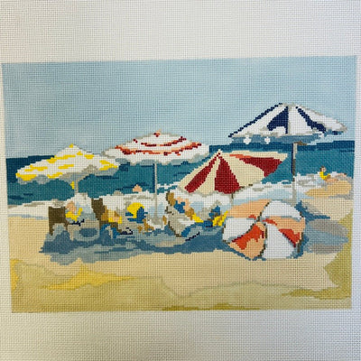 Coastline needlepoint canvas - Bargello Needlepoint