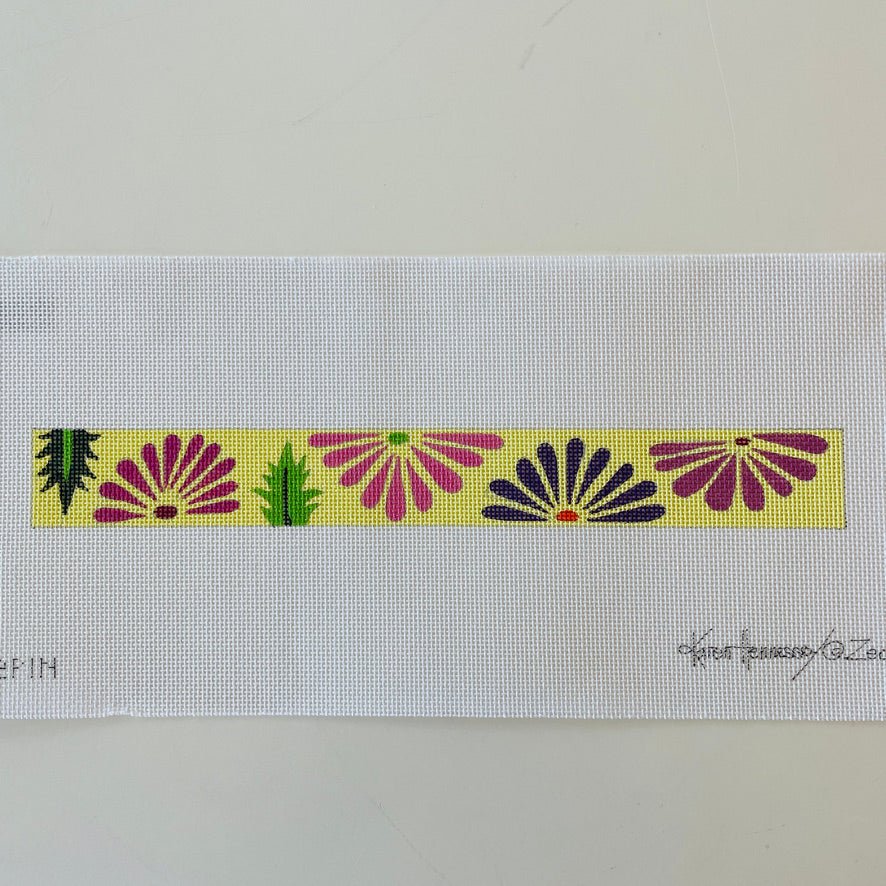 Cosmos Cuff/Bracelet/Key Fob needlepoint canvas - Bargello Needlepoint