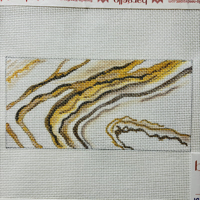 Cut Marble Stone Insert needlepoint canvas - Bargello Needlepoint