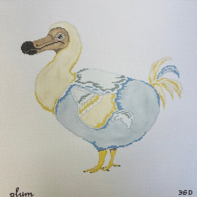 Dodo Bird needlepoint canvas - Bargello Needlepoint