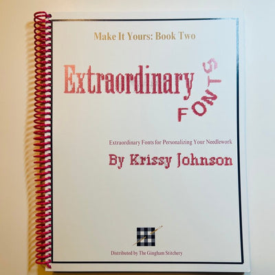 Extraordinary Fonts By Krissy Johnson needlepoint canvas - Bargello Needlepoint