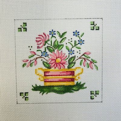 Faience 2 needlepoint canvas - Bargello Needlepoint