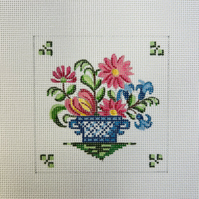 Faience 4 needlepoint canvas - Bargello Needlepoint
