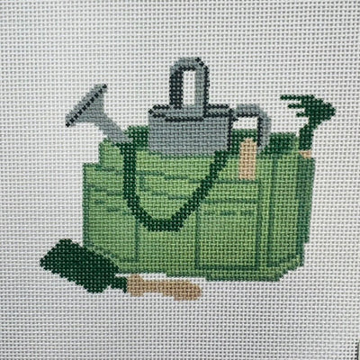 Garden Bag needlepoint canvas - Bargello Needlepoint
