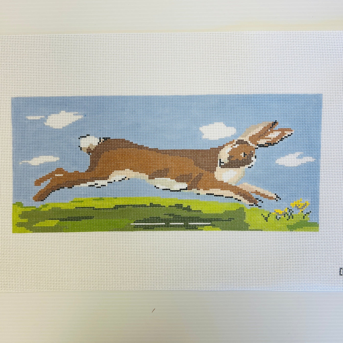 Hare needlepoint canvas - Bargello Needlepoint