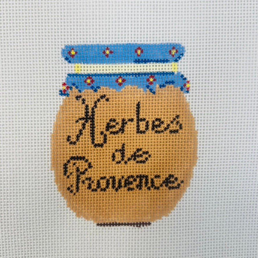 Herbes de Provence Needlepoint Canvas - Alli Eagan Designs Series needlepoint canvas - Bargello Needlepoint