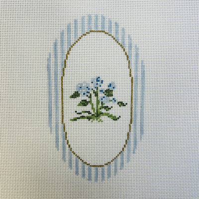Hydrangea needlepoint canvas - Bargello Needlepoint