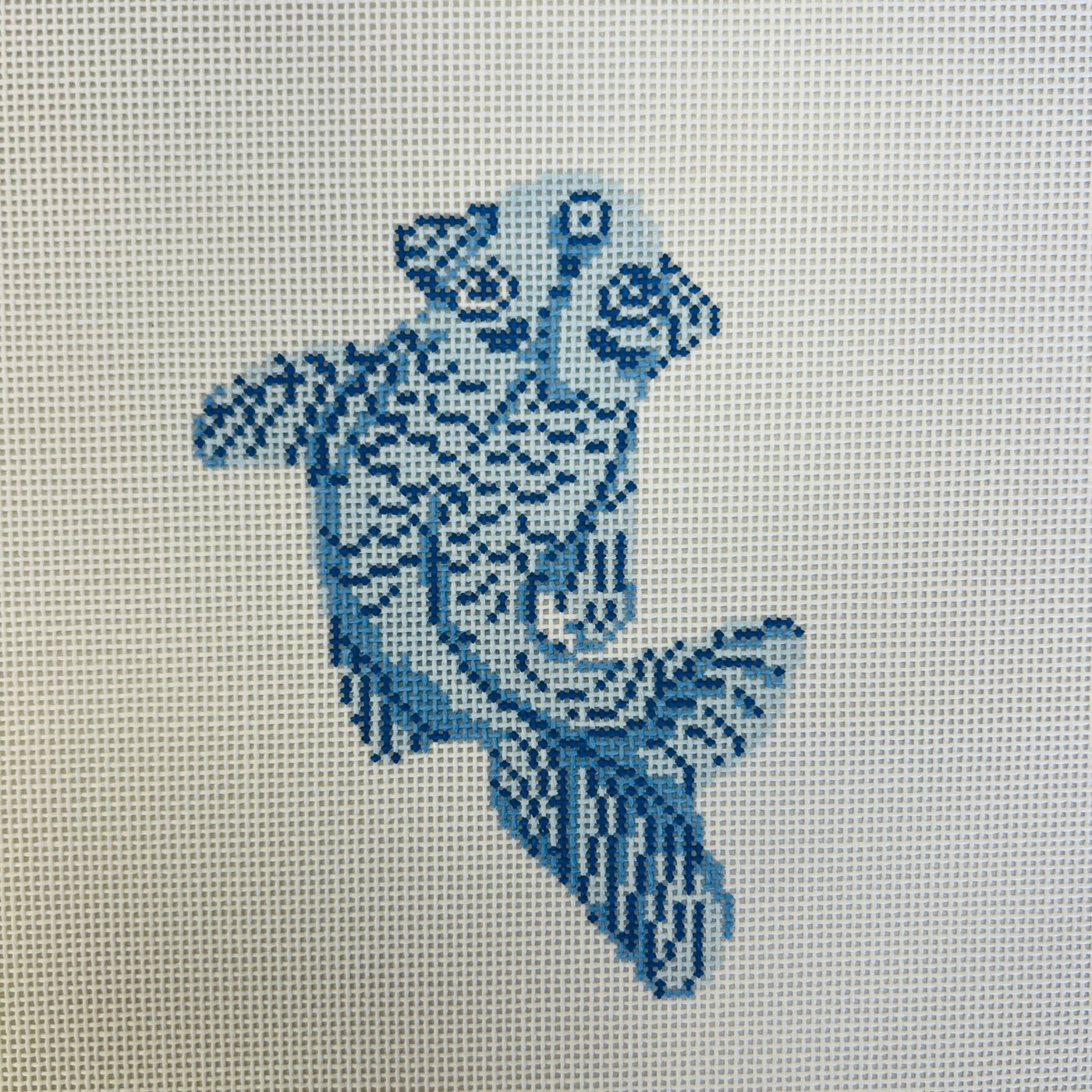 Koi Ornament needlepoint canvas - Bargello Needlepoint