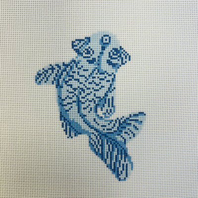 Koi Ornament needlepoint canvas - Bargello Needlepoint