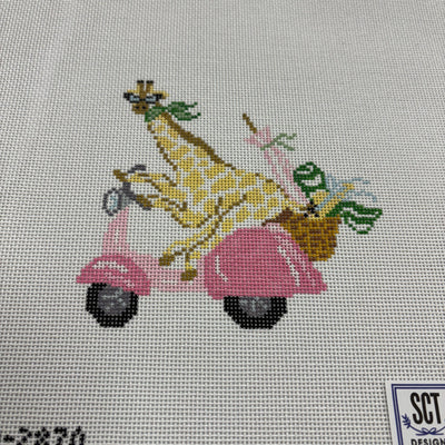 La Dolce Vita - Giraffe needlepoint canvas - Bargello Needlepoint