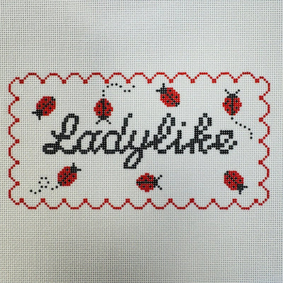 Ladylike needlepoint canvas - Bargello Needlepoint