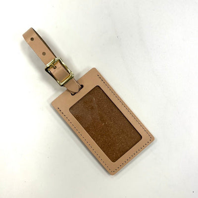 Leather Grant Point Luggage Tags needlepoint canvas - Bargello Needlepoint