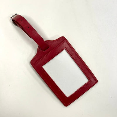 Leather PE Luggage Tags - Multiple Colors Available needlepoint canvas - Bargello Needlepoint