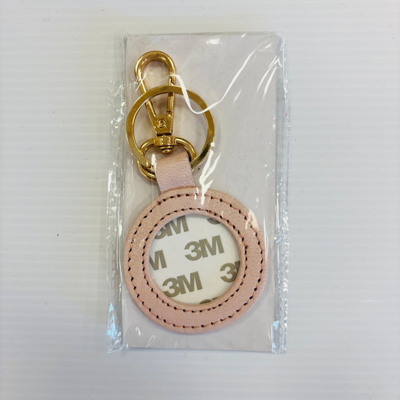 Leather Round Self - Finish Key Fob - Multiple Colors Available needlepoint canvas - Bargello Needlepoint