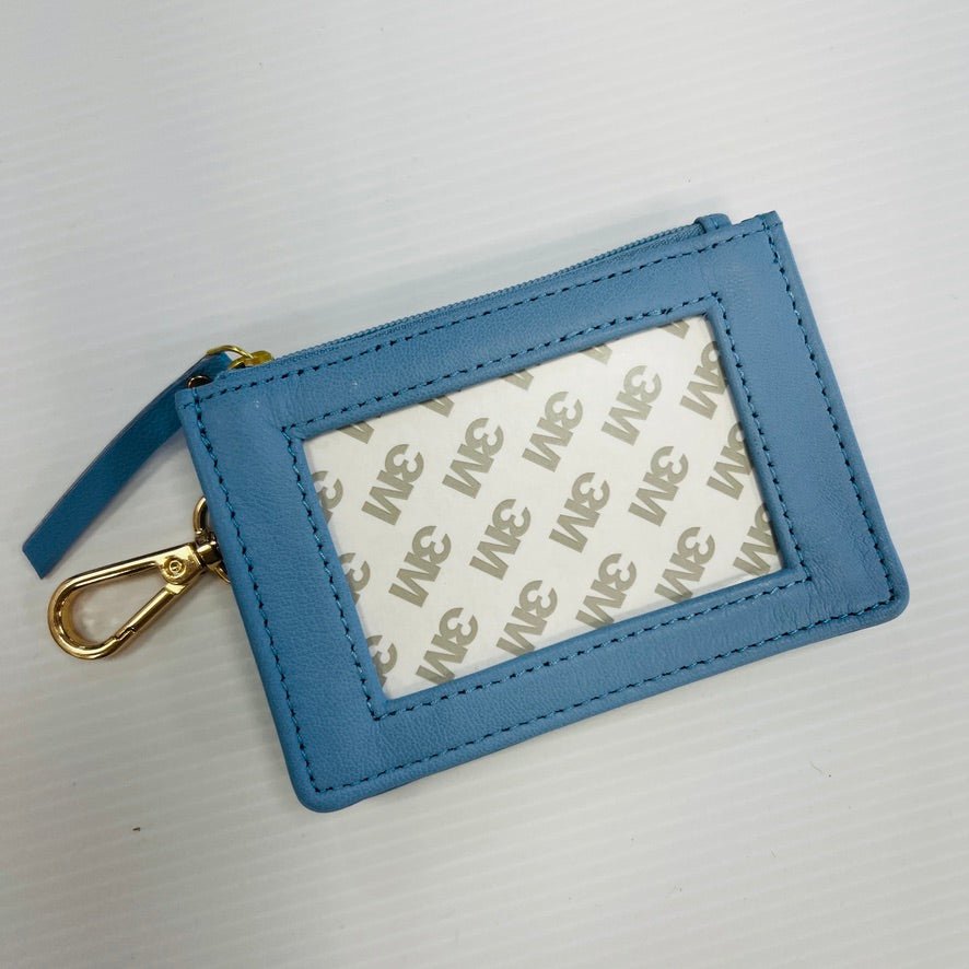 Leather Zipper Coin Wallets needlepoint canvas - Bargello Needlepoint