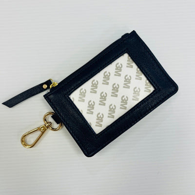 Leather Zipper Coin Wallets needlepoint canvas - Bargello Needlepoint